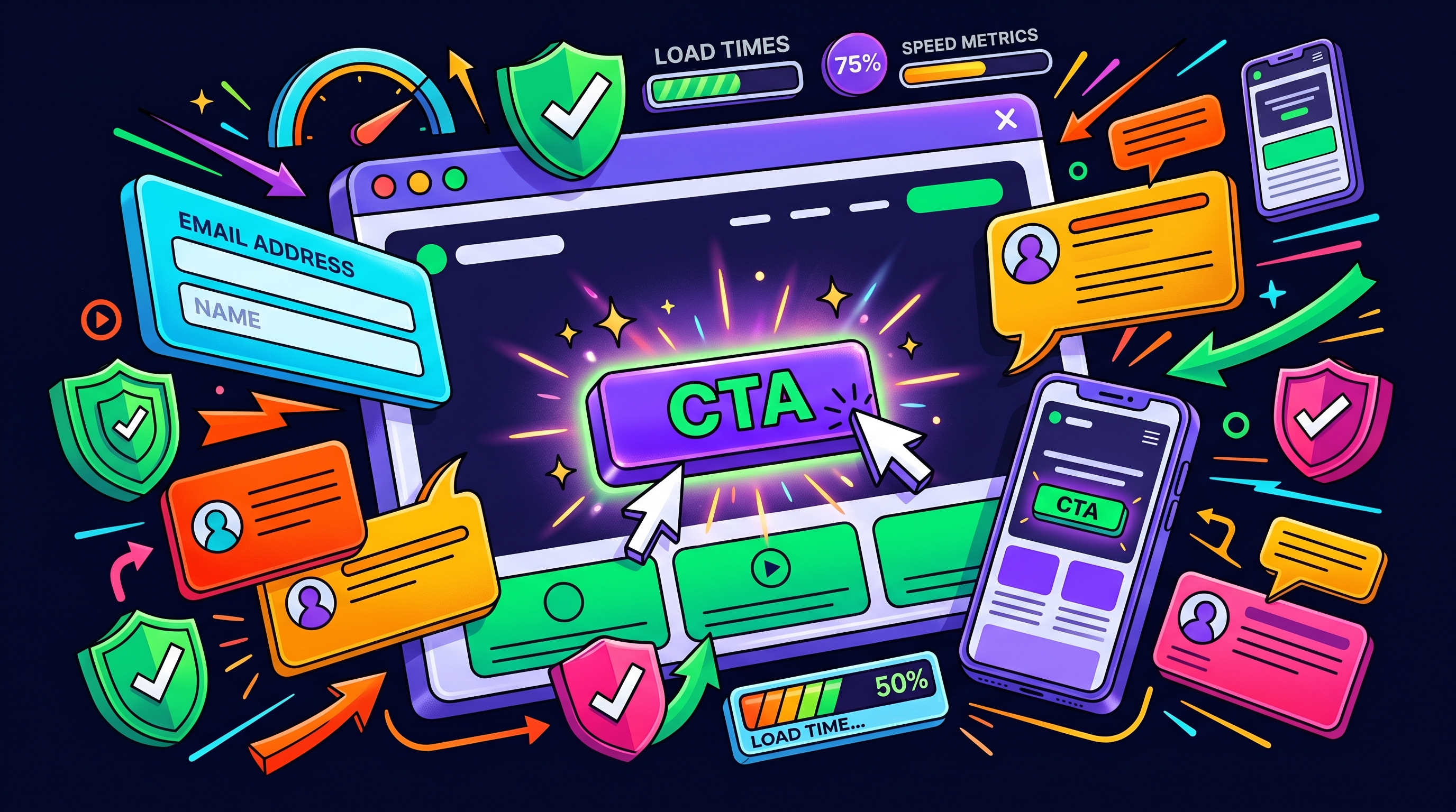 Landing page de alta conversión para embudo de ventas automatizado